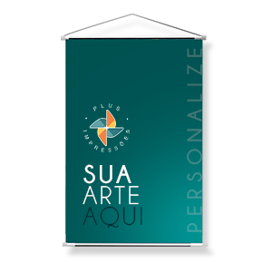 BANNER DE LONA - 90 X 150 CM